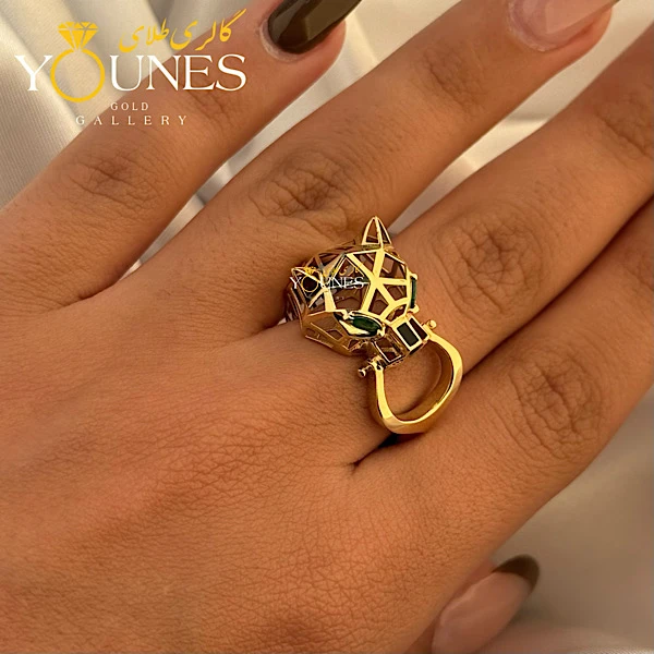 انگشتر طلا پنتر کارتیر